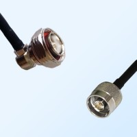 7/16 DIN Male Right Angle - N Male Coaxial Jumper Cable