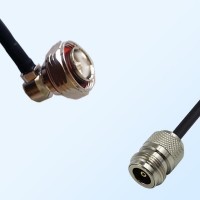 7/16 DIN Male Right Angle - N Female Coaxial Jumper Cable