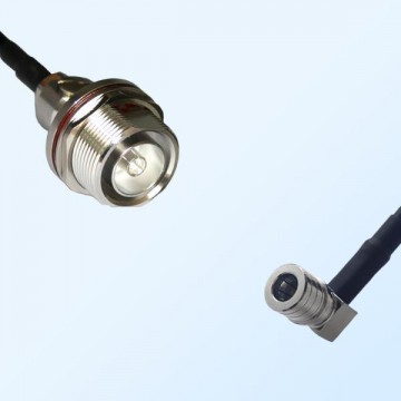 7/16 DIN Bulkhead Female with O-Ring - QMA Male R/A Coaxial Cable
