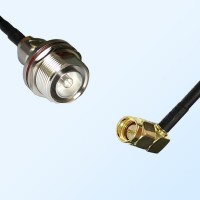 7/16 DIN Bulkhead Female with O-Ring - SMA Male R/A Coaxial Cable