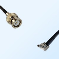 BNC Male - CRC9 Male Right Angle Coaxial Cable Assemblies