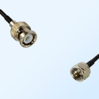 BNC Male - F Male Coaxial Cable Assemblies
