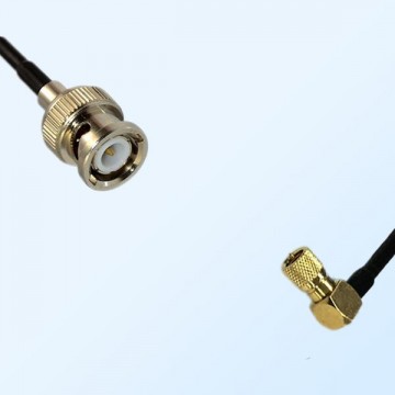 BNC Male - Microdot 10-32  Male Right Angle Coaxial Cable Assemblies