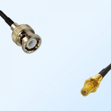 BNC Male - Microdot 10-32 UNF Bulkhead Female Coaxial Cable Assemblies