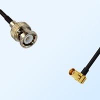 BNC Male - MCX Female Right Angle Coaxial Cable Assemblies