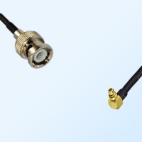 BNC Male - MMCX Male Right Angle Coaxial Cable Assemblies