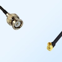 BNC Male - MMCX Female Right Angle Coaxial Cable Assemblies