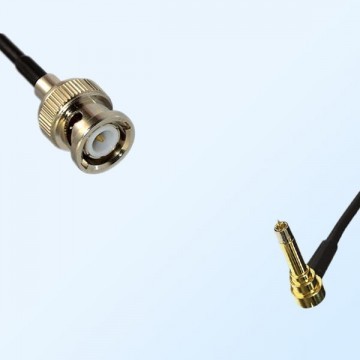 BNC Male - MS156 Male Right Angle Coaxial Cable Assemblies