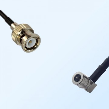 BNC Male - QMA Male Right Angle Coaxial Cable Assemblies