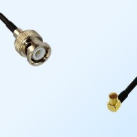 BNC Male - RP MCX Female Right Angle Coaxial Cable Assemblies