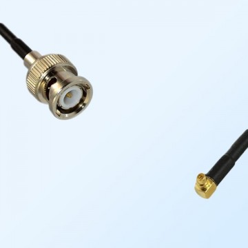 BNC Male - RP MMCX Male Right Angle Coaxial Cable Assemblies