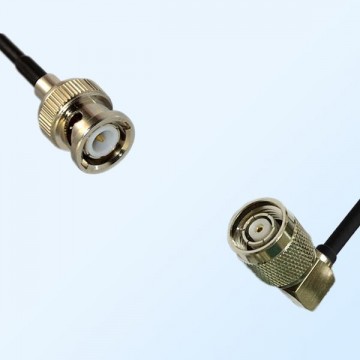 BNC Male - RP TNC Male Right Angle Coaxial Cable Assemblies
