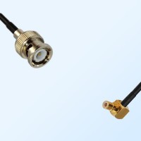 BNC Male - SMB Male Right Angle Coaxial Cable Assemblies