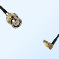 BNC Male - SMC Male Right Angle Coaxial Cable Assemblies