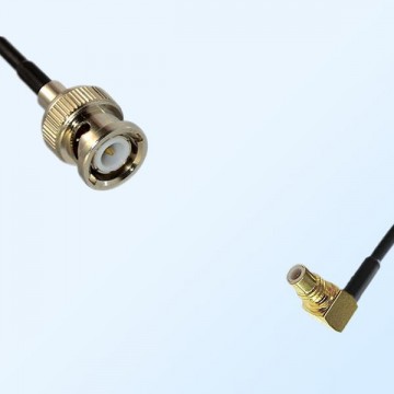 BNC Male - SMC Male Right Angle Coaxial Cable Assemblies