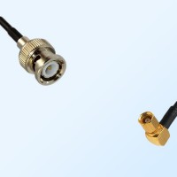 BNC Male - SSMC Female Right Angle Coaxial Cable Assemblies
