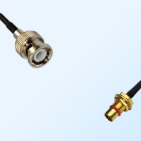 BNC Male - BMA Bulkhead Male Coaxial Cable Assemblies