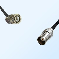 BNC Female - BNC Male Right Angle Coaxial Cable Assemblies