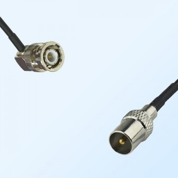 BNC Male Right Angle - DVB-T TV Male Coaxial Cable Assemblies