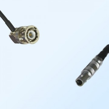 BNC Male Right Angle - LEMO FFA 00S Male Coaxial Cable Assemblies