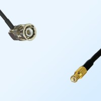BNC Male Right Angle - MCX Male Coaxial Cable Assemblies