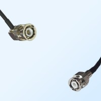 BNC Male Right Angle - Mini BNC Male Coaxial Cable Assemblies