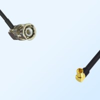 BNC Male R/A - MMCX Female R/A Coaxial Cable Assemblies