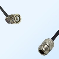 BNC Male Right Angle - N Female Coaxial Cable Assemblies