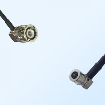 BNC Male Right Angle - QMA Male Right Angle Coaxial Cable Assemblies