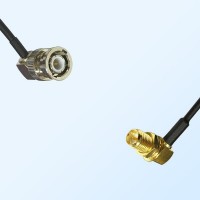 BNC Male R/A - RP SMA Bulkhead Female R/A Coaxial Cable Assemblies
