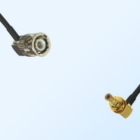 BNC Male R/A - SMB Bulkhead Male R/A Coaxial Cable Assemblies