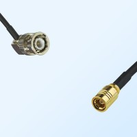 BNC Male Right Angle - SMB Female Coaxial Cable Assemblies