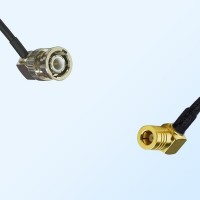 BNC Male Right Angle - SMB Female Right Angle Coaxial Cable Assemblies