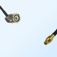 BNC Male Right Angle - SSMC Male Coaxial Cable Assemblies
