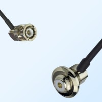 BNC Male R/A - UHF Bulkhead Female R/A Coaxial Cable Assemblies