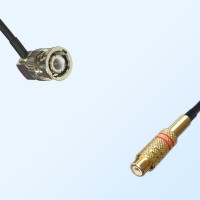 RCA Female - BNC Male Right Angle Coaxial Cable Assemblies