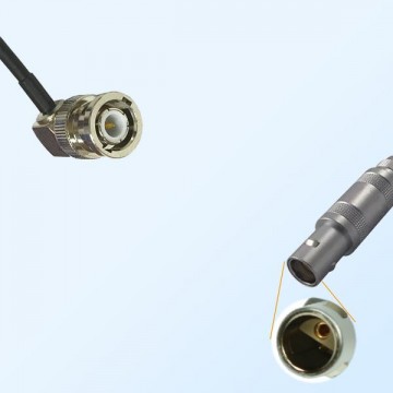 LEMO FFA 0S 2 Pin(1 Male and 1 Female) - BNC Male R/A Cable Assemblies