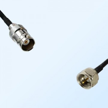 BNC Female - F Male Coaxial Cable Assemblies