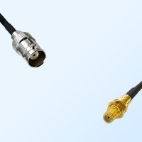 BNC Female - Microdot 10-32  Bulkhead Female Coaxial Cable Assemblies