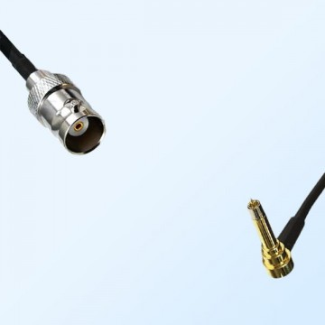 BNC Female - MS156 Male Right Angle Coaxial Cable Assemblies