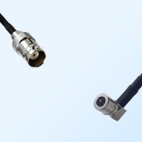 BNC Female - QMA Male Right Angle Coaxial Cable Assemblies