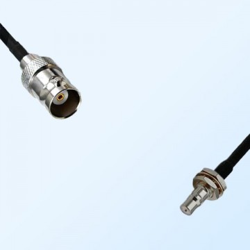 BNC Female - QMA Bulkhead Female with O-Ring Coaxial Cable Assemblies