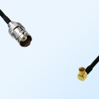 BNC Female - RP MCX Female Right Angle Coaxial Cable Assemblies