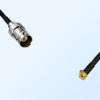 BNC Female - RP MMCX Male Right Angle Coaxial Cable Assemblies