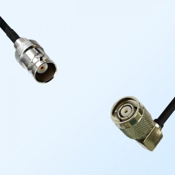 BNC Female - RP TNC Male Right Angle Coaxial Cable Assemblies