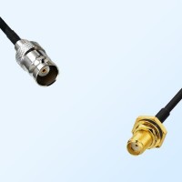 SMA Bulkhead Female with O-Ring - BNC Female Coaxial Cable Assemblies