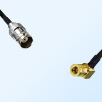 BNC Female - SMB Female Right Angle Coaxial Cable Assemblies