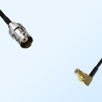 BNC Female - SMC Male Right Angle Coaxial Cable Assemblies