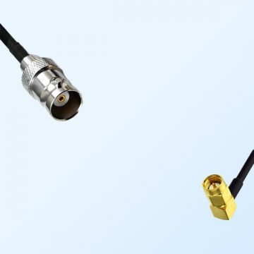 BNC Female - SSMA Male Right Angle Coaxial Cable Assemblies