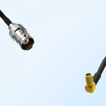 BNC Female - SSMB Female Right Angle Coaxial Cable Assemblies